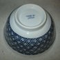 Japanese Rice Soup Bowl Porcelain Blue and White Made in Japan
