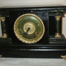 Antique E. Ingraham Oak Clock Bristol Connecticut Chimes 2 COLUMNS 8 Day 12-1903
