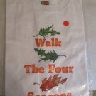 WALK THE FOUR SEASONS t-shirt mens Ladies workout shirt graphic tees fitness L