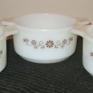 Set of 3 Dynaware Pyro-o-rey Dishes Bowl casserole dish