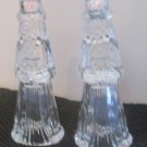 Princess House 1988 Santa 24% Crystal Candle Stick Holder #848 Christmas 8” NIB
