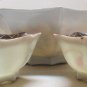 Porcelain Nippon 8 Sided Hand Painted Candy Dish Floral Design + 2 Individual