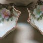 Porcelain Nippon 8 Sided Hand Painted Candy Dish Floral Design + 2 Individual