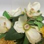 Artificial Flower Planter woven Basket Faux Indoor House Plant with Handles