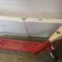 Vintage 50's Metal Push Scooter Western Flyer / Skate board with Stand