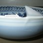 (2) Chinese Blue/ White Porcelain Grapes Floral Dish Bowl