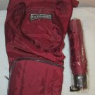 TRAVELERS Red Canvas Shoulder Bag Purse with umbrella TRAVELERS Red Canvas Shoulder Bag Purse with umbrella