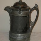 REED & BARTON SILVER PLATED WATER PITCHER COFFEE SERVER