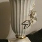 antique NORCREST porcelain vase Marked GD-3 Applied flowers