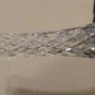 Czech Bohemian 24% Cut Lead Glass Crystal Diamond Point Vase Centerpiece