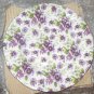FORMALITIES by BAUM BROS Purple Pansy Chintz Gold Soup Bowls