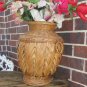 Artificial Flower Planter woven Tall Basket with Handle Faux Indoor House Plant