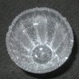 Art Deco 6 1/4" Crystal Glass Vase Germany Saw tooth top vertical Etchings