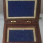 NICE WOOD ETCHED HAND MADE JEWELRY TRINKET BOX