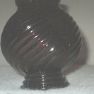 Avon SCENT OF ROSES 6 oz Container Collectible Glass Decanter 1970s  Candle