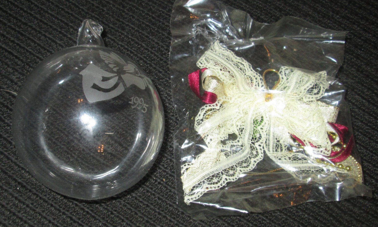 Princess House 413 Crystal Christmas Ornament Made in USA  NIB