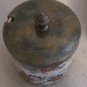 Jam Mustard Chutney Jar   Silverplate Lid Pagoda