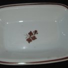 Alfred Meakin Royal Ironstone China Vegetable Dish TEA LEAF 9.5” x 6.75” England