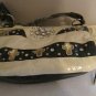 C & C Women's Leather Organizer Purse Shoulder Bag Multiple Pockets Cross Body