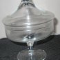 Princess House Etched Crystal Heritage Footed Candy Dish With  Lid #430  NIB