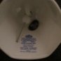 AYNSLEY PEMBROKE PORCELAIN DINNER BELL BUTTERFLY, PLUS UNMARKED BELL FLOWERS
