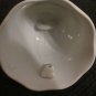 AYNSLEY PEMBROKE PORCELAIN DINNER BELL BUTTERFLY, PLUS UNMARKED BELL FLOWERS