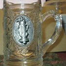 Golfer Glass Mug With Applied Golf Bag Logo