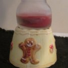 Candleholder Gingerbread Men Porcelain with Candle
