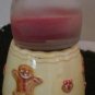 Candleholder Gingerbread Men Porcelain with Candle