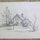 PENCIL SKETCH BY ROBERT W DYAS "ISU LA BUILDING"
