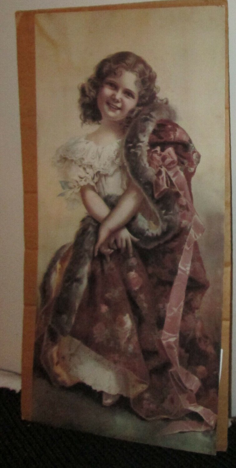 PRINT ART DECO YOUNG LADY   "READY FOR THE OPERA"  PICTURE