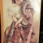 PRINT ART DECO YOUNG LADY   "READY FOR THE OPERA"  PICTURE