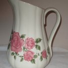 Gibson housewares Pitcher Roseland pink roses 20oz