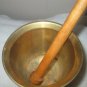 Handmade Turkish Brass Mortar & Pestle Footed