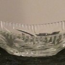 LEAD CRYSTAL OVAL  BANANA RELISH CANDY DISH CENTERPIECE