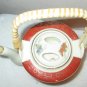 SATSUMA Porcelain Teapot with Lid & 4 Cups Japan Peacock