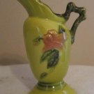 Hull Woodland Pottery Green Pitcher  Centerpiece