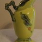 Hull Woodland Pottery Green Pitcher  Centerpiece