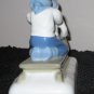 Paul Sebastian Children Sledding Porcelain Figurine 1992