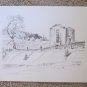 4 PENCIL SKETCHES BY ROBERT W DYAS "IOWA  LANDSCAPES"