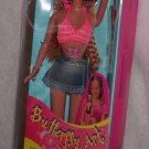 BARBIE BUTTERFLY ART 12" TALL DOLL WITH SHEETS OF DECORATIONS BARBIE BUTTERFLY ART 12" TALL DOLL WITH SHEETS OF DECORATIONS