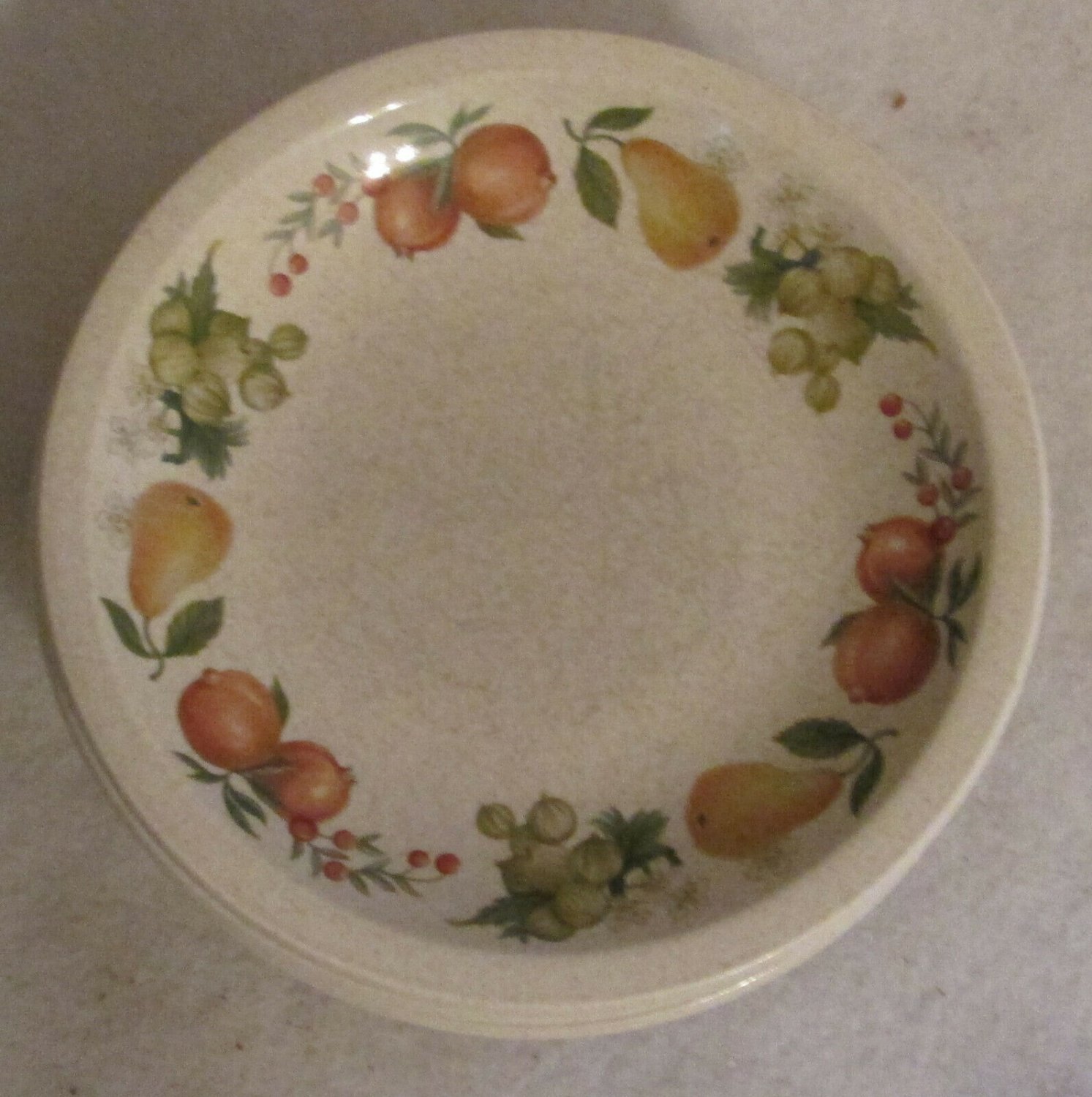 7 WEDGWOOD QUINCE SAUCER PLATES