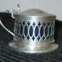 Sheffield Silver plate Sugar Salt Bowl & Tray    Centerpiece