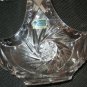 LAUSITZER, 24% LEAD CRYSTAL BASKET  CENTERPIECE