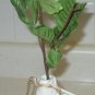 THE MARRIAGE VESSEL VASE WITH ARTIFICIAL RED ROSE SIGNED ROGER COLEMAN NEW