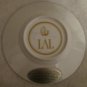 LAL Chokin Art Collection 24KT Gold Rim 6" Plate With Two Butterflys Signed