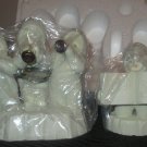 Dept 56 Snowbabies "Three Tiny Trumpeters" 2pc Christmas Winter Celebration 1998