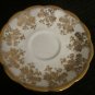 Royal Albert Saucer Plate Gold & white  5.5"