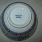 3 PIECES Japanese Anitra Rice /Soup Bowl ~ Porcelain ~ Blue White Ajisai