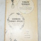 Tumbling Techniques & Assembling Baroque Jewelry G.L. Daniel 2nd Ed Illustrated